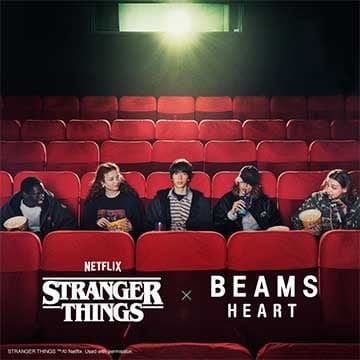 〈BEAMS HEART × STRANGER THINGS〉初コラボ！作品公開10周年を記念した80年代ムードのスペシャルコレクションが登場