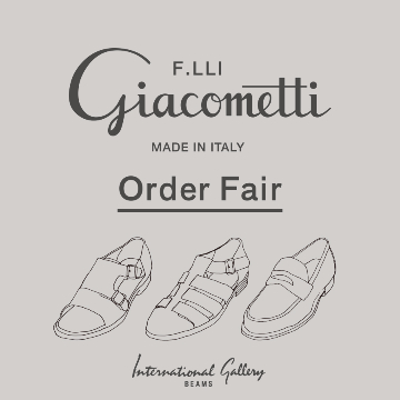 ＜F.LLI GIACOMETTI＞の定番モデルをお好みの素材でオーダー可能！
