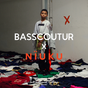 "BASSCOUTUR NÏUKU"のビームス別注第二弾がリリース！今回のモチーフは"ヴィンテージカレッジ スエットシャツ"