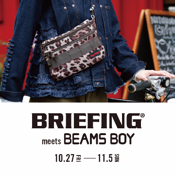 人気のサコッシュを別注！BRIEFING meets BEAMS BOY