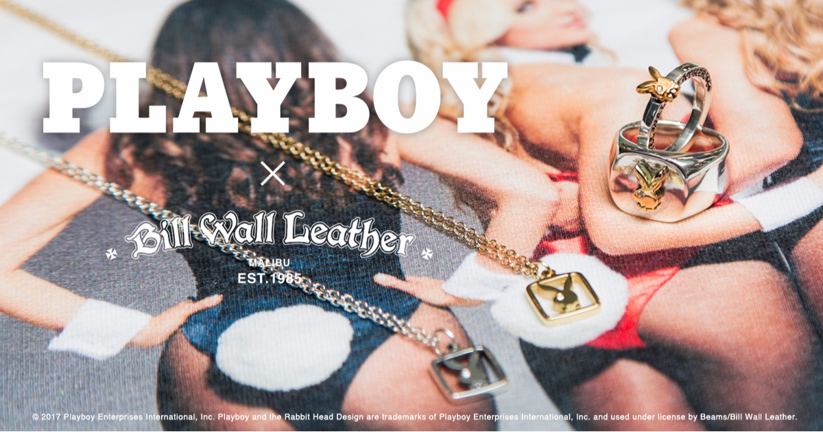 メンズ★????PLAYBOY × Bill Wall Leather ラビットペンダント