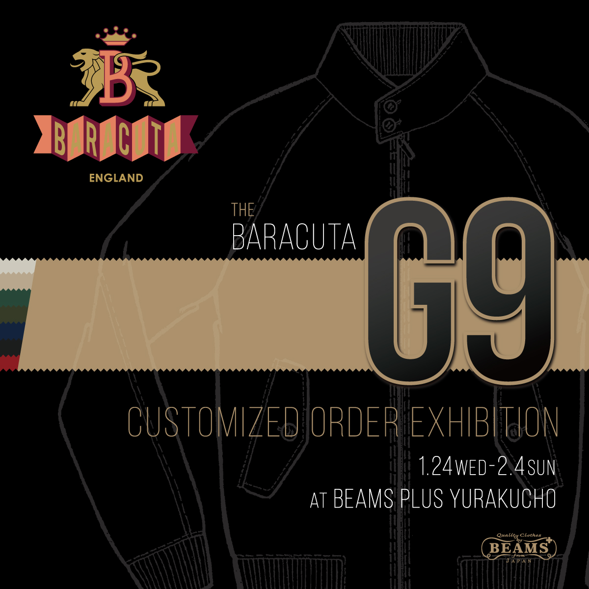 BARACUTA＞の代表的デザイン『G9』のカスタムオーダー会を開催｜BEAMS