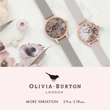フラワーや蜂が描かれた春の新作も登場！＜OLIVIA BURTON＞のモアバリエーションを開催