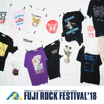 FUJI ROCK FESTIVAL'18 をサポート。BEAMS スペシャルTシャツの予約をスタートします！
