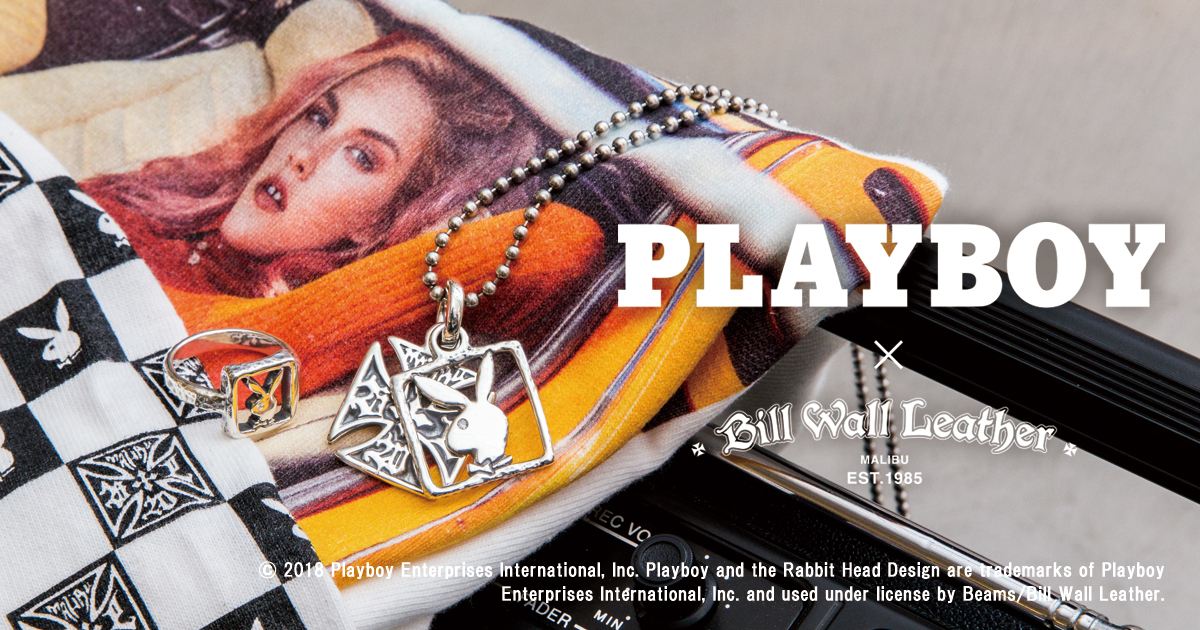 PLAYBOY × Bill Wall Leather Produced by BEAMS＞コラボレーション ...