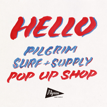 ＜Pilgrim Surf+Supply＞のポップアップショップを大阪・神戸・静岡の3店舗で開催