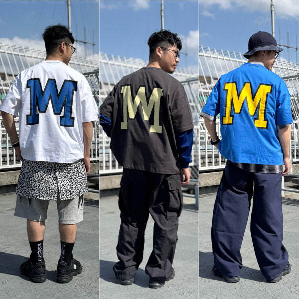 マスダノオススメ】どの色がお好きですか？？Champion x BEAMS by MIN-NANOのコーディネートを3つしました！！バックプリントがステキなTシャツです♫スタイリング、ビデオにもポイントや詳細を書いてますので是非ご参考にしてください！

