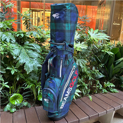 BEAMS GOLF ゴルフ ブラックウォッチ スタンド キャディバッグ
