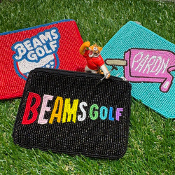 BEAMS GOLF（ビームス ゴルフ）ビーズ ポーチ.（財布・小物