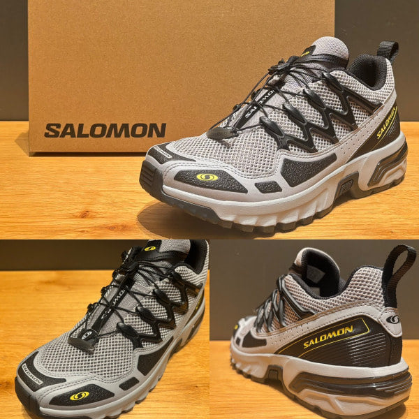 【6/7(土)発売】SALOMONよりBEAMS EXCLUSIVE ACS+OGのご紹介！国内ではBEAMSのみの展開カラーです！キリッとしたグレーをベースに随所に散りばめられたブラックと差し色のイエローがカッコ良い一足☆争奪戦の予感が漂っております⁈ ぜひ店頭、オンラインでお試しください♪
下の【♡+】お気に入りをポチッと押して頂くと商品見返しやすくなります！入荷情報発信しておりますので是非【フォロー】もよろしくお願いします♪お得なマイル貯まりますよ〜☆ 
６月１５日(日)は父の日です♪