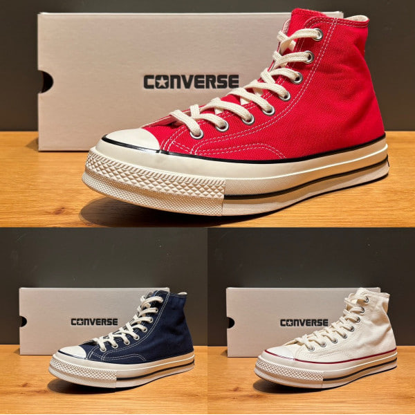 【7/25(金)発売】CONVERSE よりALL STAR LGCY HI から3色が発売！どのカラーも非常に使いやすい1足となっております！この夏の足元にいかがでしょうか？
ぜひ店頭、オンラインでお試しください♪
下の【♡+】お気に入りをポチッと押して頂くと商品見返しやすくなります！入荷情報発信しておりますので是非【フォロー】もよろしくお願いします♪お得なマイル貯まりますよ〜☆ 