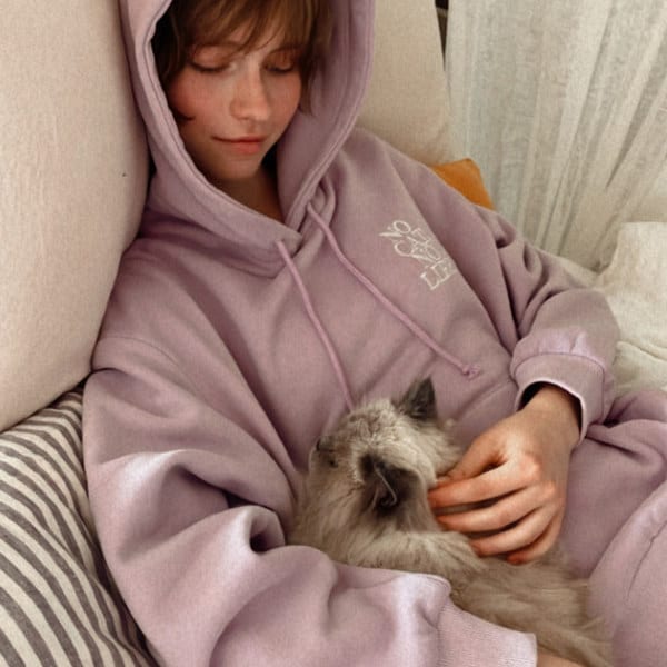 mmts BEAMS バーマン 猫ニット L パープル ¥18,700 mmts（マミタス