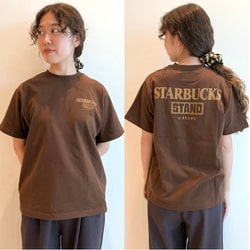 STARBUCKS STAND by BEAMS LOGO S/S Tシャツ 4524785602670_1.jpg