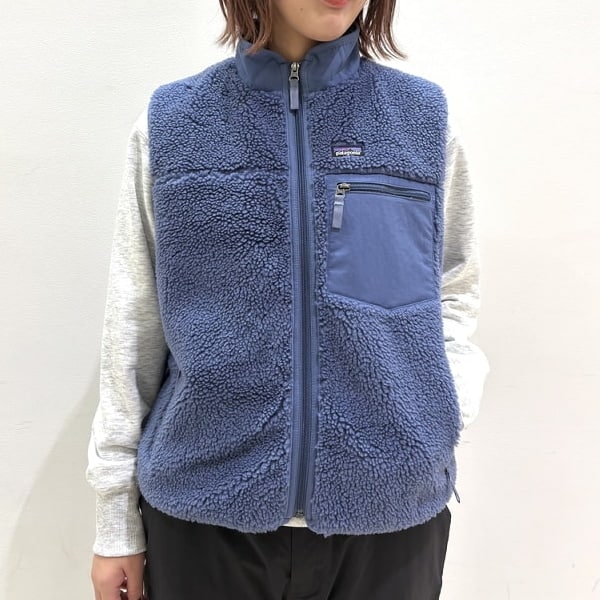 『166cm 骨格ストレート×ナチュラル』【patagonia】レトロX ベスト【size XXL】着用しています！キッズサイズなのでそこまで大きくないですが、カットソーやスウェットと合わせやすいサイズ感です-_-b冬感が一気に出るボアベストぜひGETしてくださいね♪