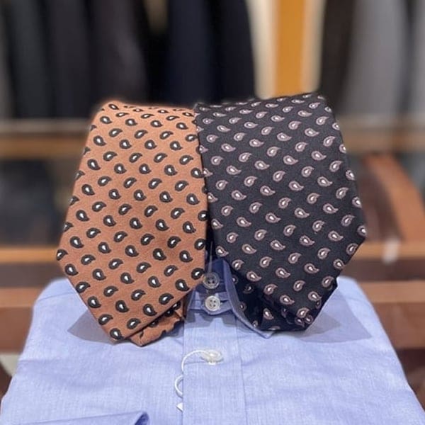 ★Flower★フランコバッシ BEAMS F 高級ネクタイ BEAMS F（ビームスF）FRANCO BASSI / シルク チェック柄 ネクタイ