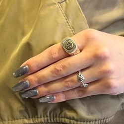 Bill Wall Leather Bill Wall Leather EXCLUSIVE] Happy Face Signet