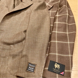 BEAMS F（ビームスF）MALLALIEUS ミックスファブリック ウインドウ