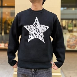 BEAMS HEART BEAMS HEART Star Graphic Knit (Tops, Knitwear