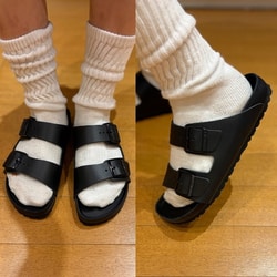 BEAMS F（ビームスF）BIRKENSTOCK / ARIZONA EXQUISITE レザーサンダル