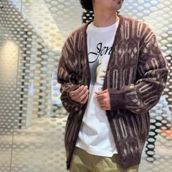 BEAMS（ビームス）NEEDLES / Mohair Cardigan - Geometric（トップス