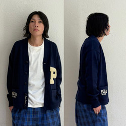 BEAMS（ビームス）【別注】POLO RALPH LAUREN / LS V-NECK VARSITY
