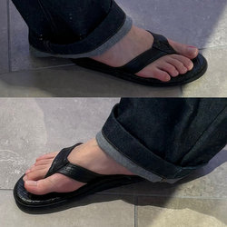 BEAMS（ビームス）【別注】ISLAND SLIPPER / レザー トング サンダル