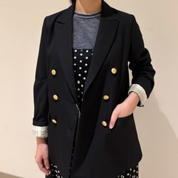 Demi-Luxe BEAMS（デミルクス ビームス）ドライギャバジン 6ボタン