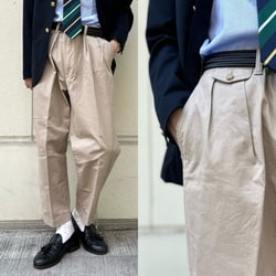 BEAMS PLUS（ビームス プラス）2 Pleats Tapered Twill（パンツ