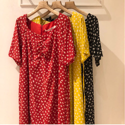 Ray Beams レイ ビームス アウトレット Ray Beams ドット フラワー マキシワンピース ワンピース ワンピース 通販 Beams