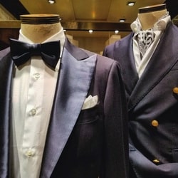 Brilla per il gusto (Brilla per il gusto) CARLO BARBERA dark blue tuxedo  (suits and ties, suits) available at BEAMS