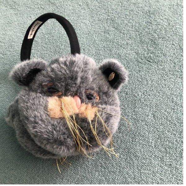 CAROLINA GLASER 猫耳イヤーマフ ブラック