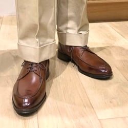 BEAMS HEART Uチップゴルフモデルシューズ ラバーソールD BROWN8 5