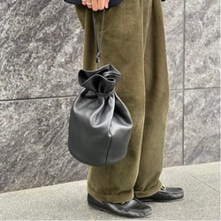 BEAMS F(ビームスF)Daniel & Bob / 別注 ソリッド レザー ポーチ ...