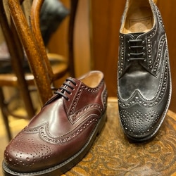 International Gallery Beams インターナショナルギャラリー ビームス Heinrich Dinkelacker Rio コードバン フルブローグシューズ シューズ ドレスシューズ 通販 Beams