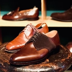 BEAMS F(ビームスF)CROCKETT&JONES / 別注 BOSHAM2 コンビ サドル BEAMS F(ビームスF)CROCKETT&JONES / 別注 BOSHAM2 コンビ サドル