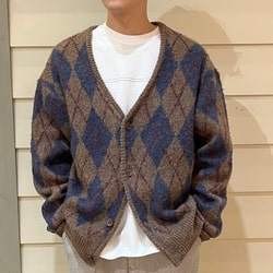 B Ming By Beams ビーミング By ビームス アウトレット B Ming By Beams ウールミックス アーガイル カーディガン トップス カーディガン 通販 Beams