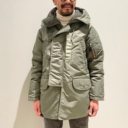 BEAMS PLUS(ビームス プラス)BEAMS PLUS / N-3B ダウン ジャケット ...