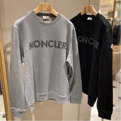 BEAMS F（ビームスF）MONCLER / クルーネック ロゴ スウェット