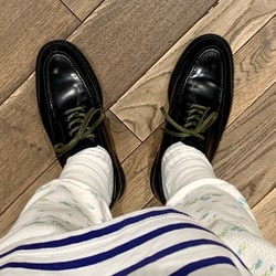 SANDERS × BEAMS BOY Military Apron DERBY