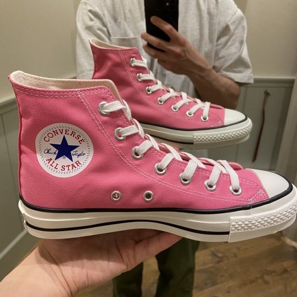 pink converse baseball boots