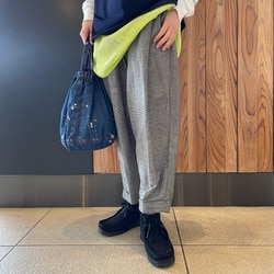 BEAMS OUTLET｜BEAMS BOY/ チェック ワンプリーツ テーパード