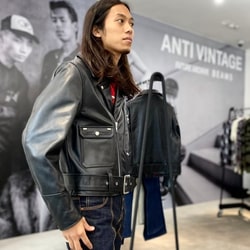 BEAMS（ビームス）FUTURE ARCHIVE / LEATHER W RIDERS JACKET