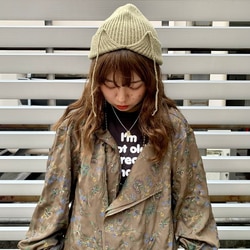 【OLIVE】maturely / Embroidery Cutoff Ruffle Blouse