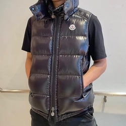 BEAMS F（ビームスF）MONCLER / BORMES ナイロン ダウンベスト