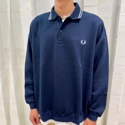 BEAMS(ビームス)FRED PERRY × BEAMS / 別注 Long Sleeve Twin Tipped