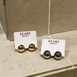 BEAMS HEART（ビームス ハート）BEAMS HEART / ラウンドボール ピアス