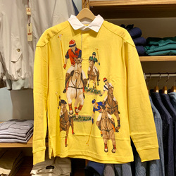 BEAMS（ビームス）POLO RALPH LAUREN / Five Horses Rugby Shirt 