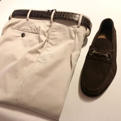 BEAMS F（ビームスF）J&M DAVIDSON × BEAMS F / 別注 MOCK CROC 30ミリ