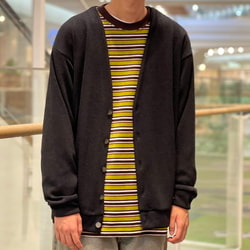 BEAMS Polyester Easy Knit Cardigan (Tops Cardigan) for sale