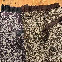 BEAMS BOY（ビームス ボーイ）maturely / Flower Jacquard Fringe Slacks（パンツ  スラックス）通販｜BEAMS